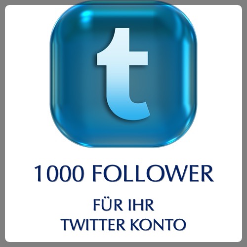 1000 twitter follower
